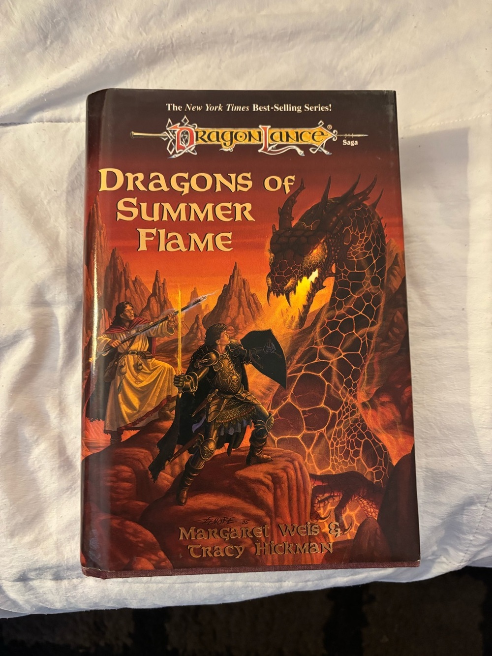 Dragonlance Dragons of Summer Flame Hardcover original dust jacket First edition